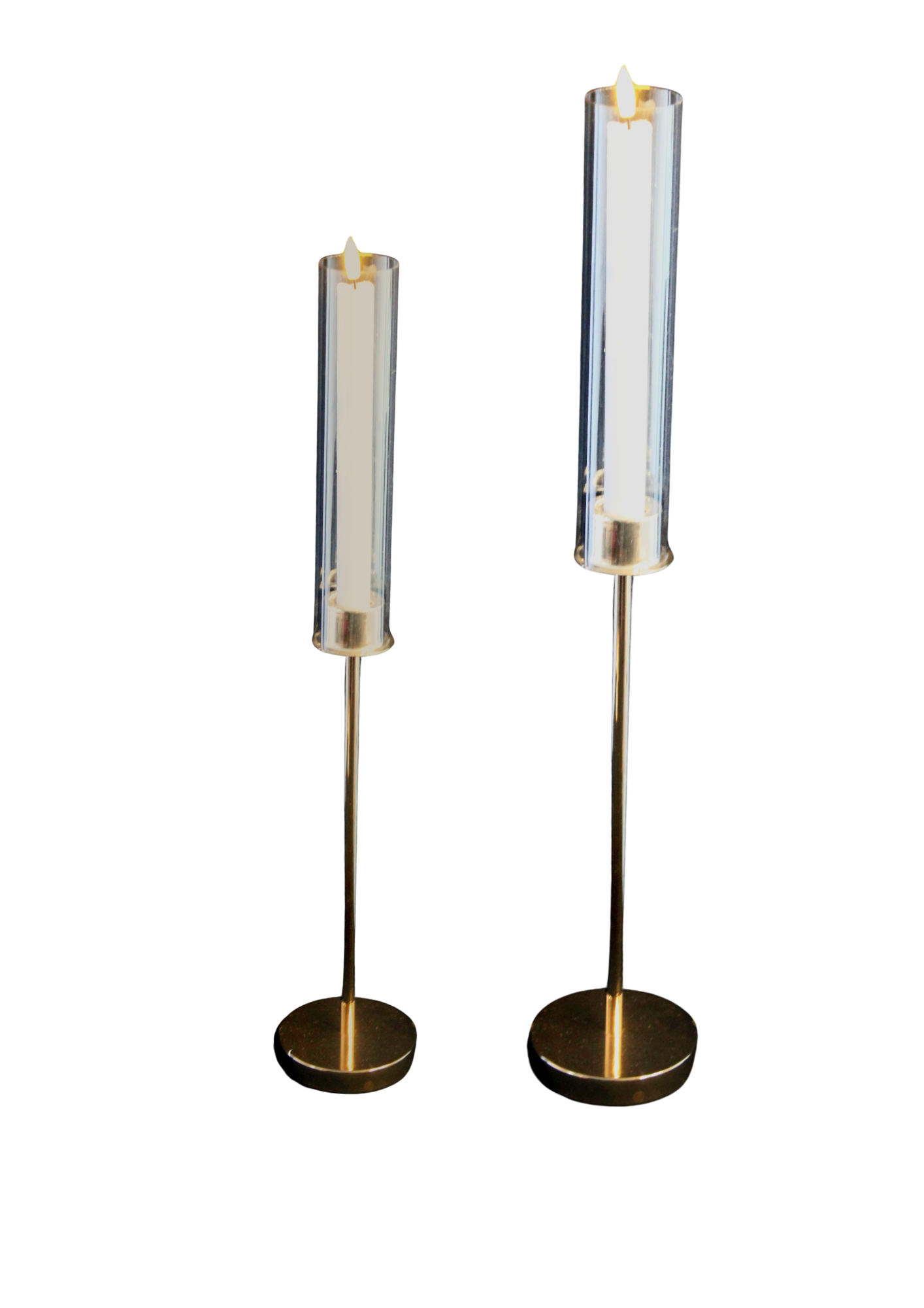 KANDELABR JEDNORAMIENNY ZŁOTY