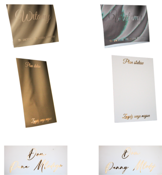 Tablice/ Numeracje stołów