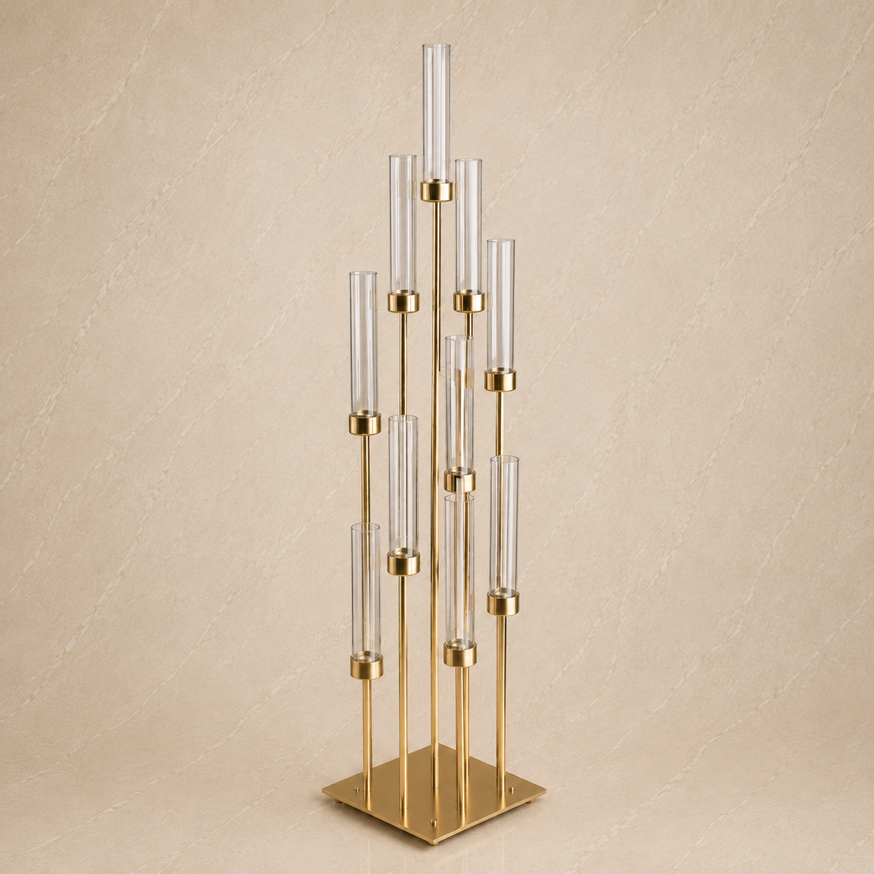 Kandelabr Clasic Gold 10-ramienny